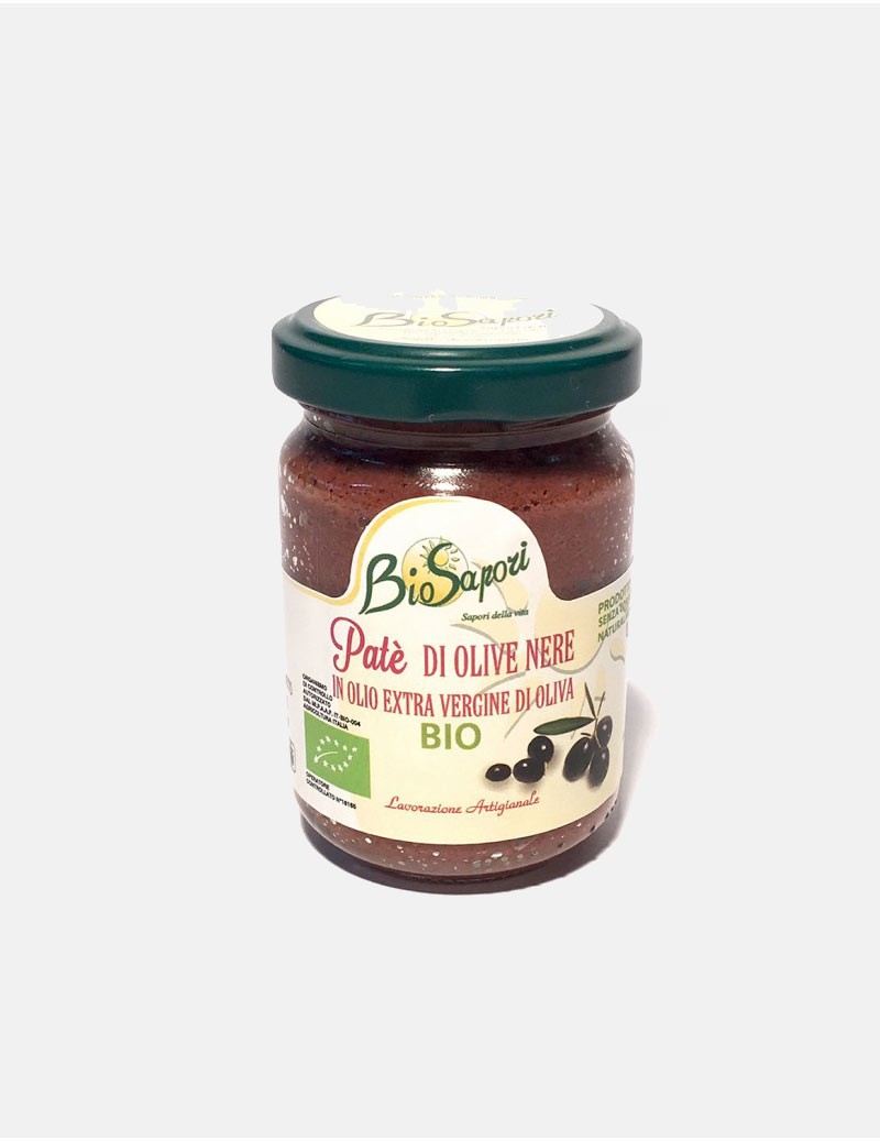 Patè di olive nero biologico